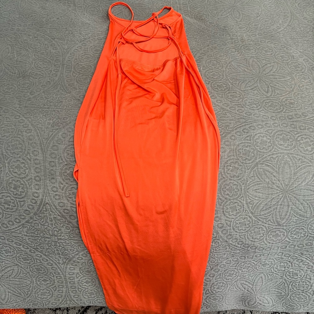 Neon Orange Dress